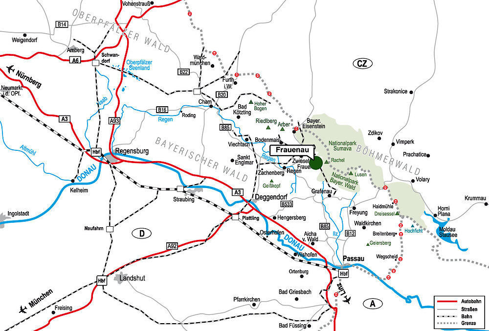 Urlaub mit Hund in Frauenau Bayerrischer Wald